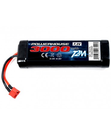 Batterie NiMH 7,2V 3000mAh T2M pour voiture T1006300D