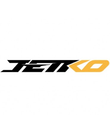 Pneus Extreme MT Tomahawk jantes TRX RUSTLER-HOSS 12mm noires (2pcs) JETKO JK2801CBTRX