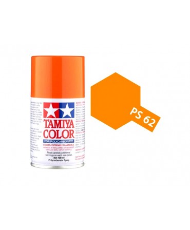 Bombe de peinture pure orange TAMIYA PS62