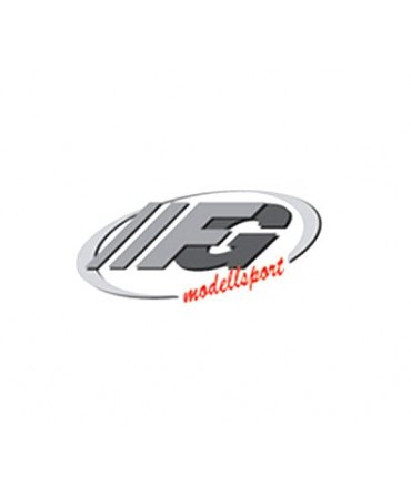 FG Modellsport - Set de pneus piste 1-5 - S3 - Jantes Blanches - (2pcs) 08432
