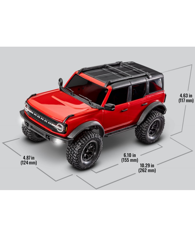 Traxxas Trx 4m Ford Bronco Bleu 118 Rtr 97074 1 Blue