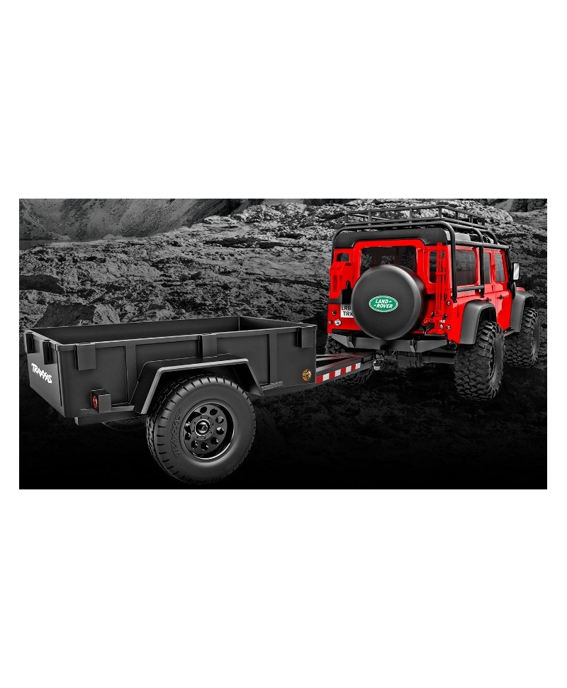 Traxxas Landrover Defender Rouge brushed Auto RC électrique Crawler 4 roues motrices (4WD) prêt à fonctionner (RtR) 2,4 - Electronic France