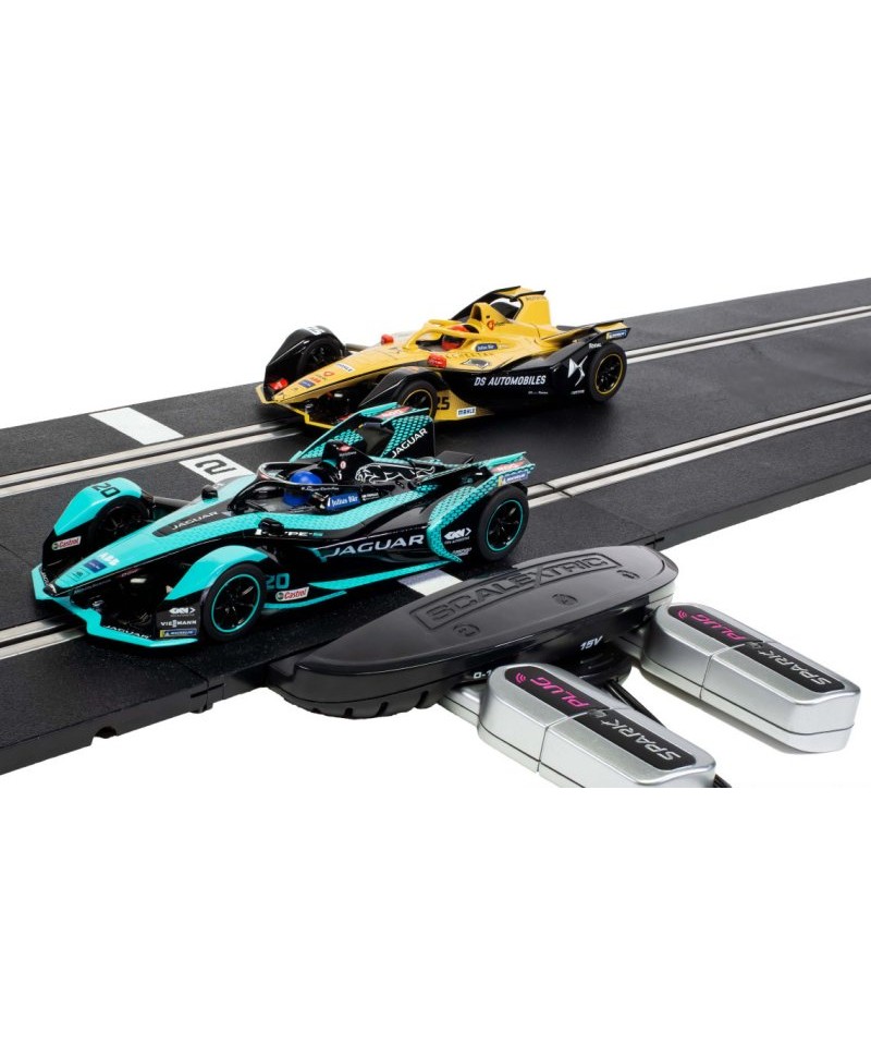 SCALEXTRIC C1423 coffret Spark Plug Formula E Race Set Euro 2 pin