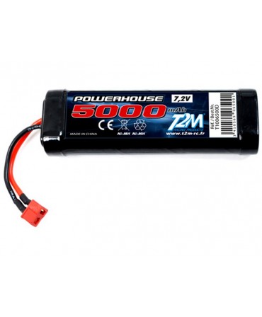 Batterie NiMH 7,2V 5000mAh T2M pour voiture T1006500D