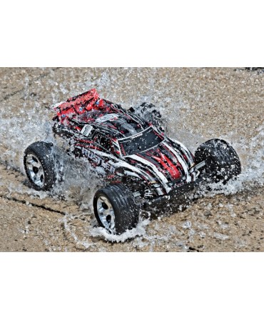 RUSTLER 1/10 2WD 2,4Ghz RTR BRUSHED TRAXXAS 37054-4-RED