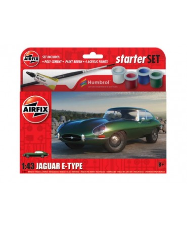 AIRFIX Coffret de démarrage Jaguar Type E 1/43 A55009