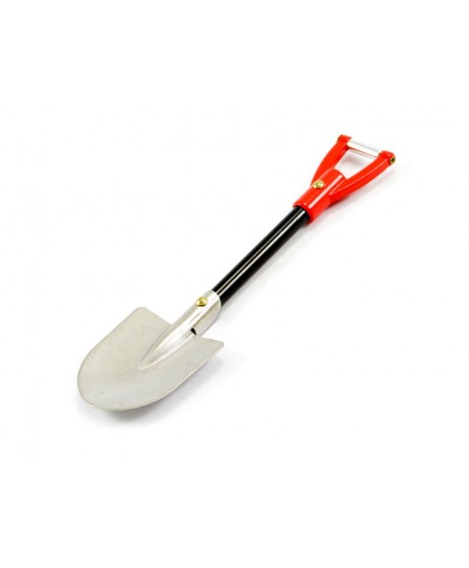 Pelle à Neige Avalanche ALPIDEX – Manche Télescopique Alu 66-83 Cm, Poids 645 G, Robuste, Poignée Ergonomique, Couleur Rouge