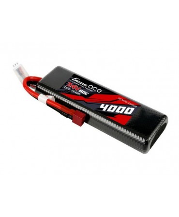 GENS ACE Bashing batterie LiPo 2S 7,4V 4000mAh 60C HARD CASE pour voiture GE3-4000-2D-60