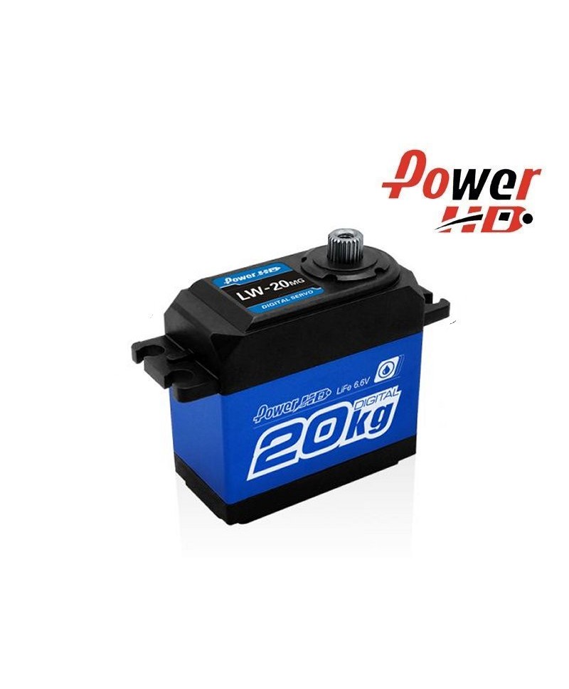 Servo Power HD LW-20MG 20,0KG SERVO STANDARD NUMERIQUE WATERPROOF