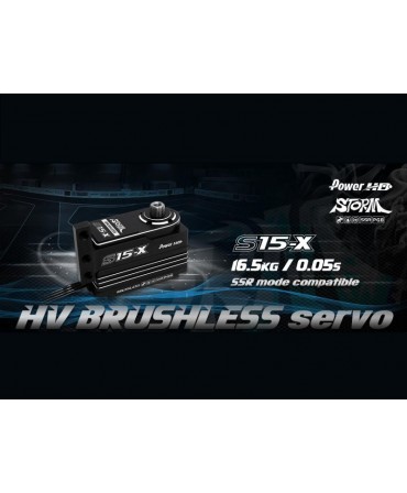 Servo Power HD S15-X pour XRAY X4 15,0KG Brushless Low Profile HD-S15-X