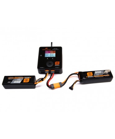 SPEKTRUM batterie Smart LiPo 4S 14,8V 5000mAh 30C HARD CASE pour voiture SPMX50004S30H5
