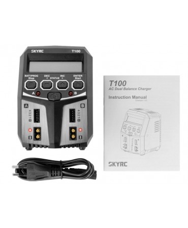 Chargeur SkyRC T100 DUO 2 X 50W AC SK100162