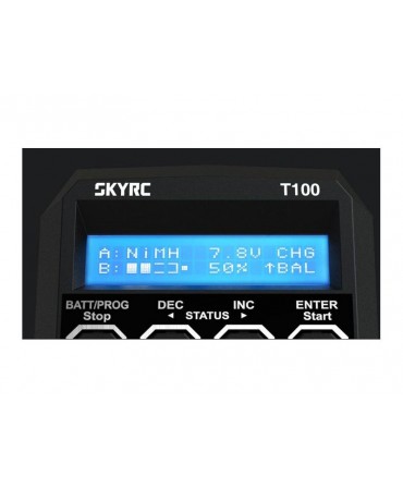 Chargeur SkyRC T100 DUO 2X50W AC SK100162