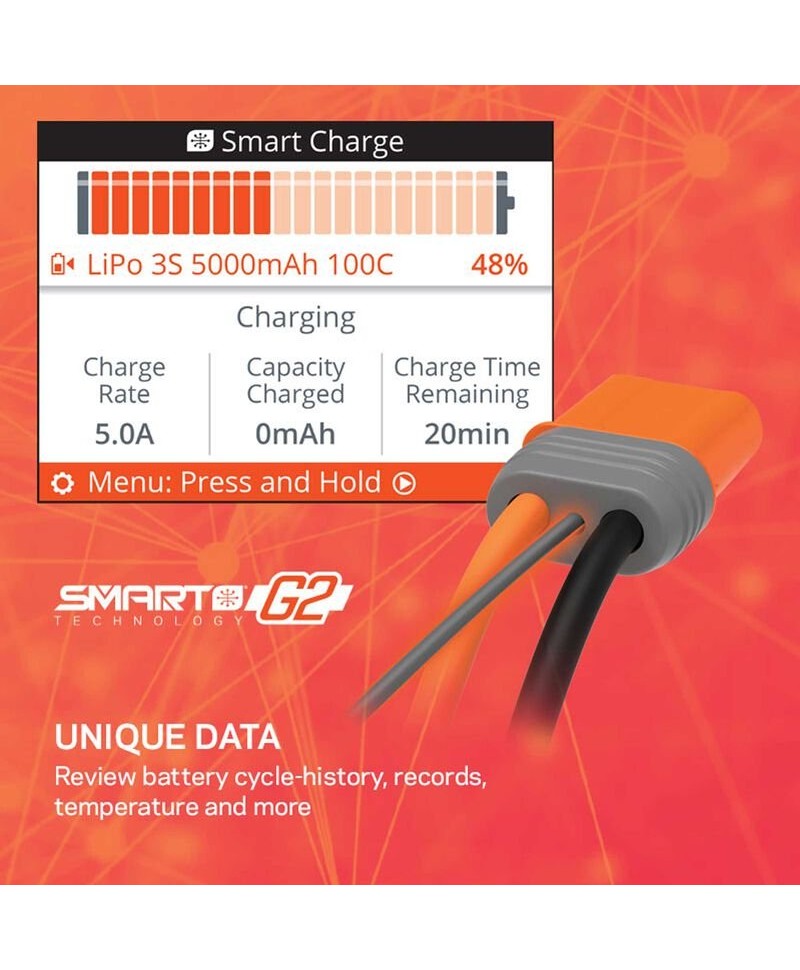 Spektrum S1200 Smart G2 – Chargeur AC 200W Pour Batteries Smart, IC3/IC5, Détection Auto, Données De Charge – SPMXC2020I