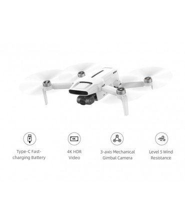 Drone FIMI X8 MINI V2 PRO CAMERA 4K FPV 9KM RTF PACK 1 BATTERIE Xiaomi