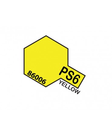 Bombe de peinture jaune TAMIYA PS6
