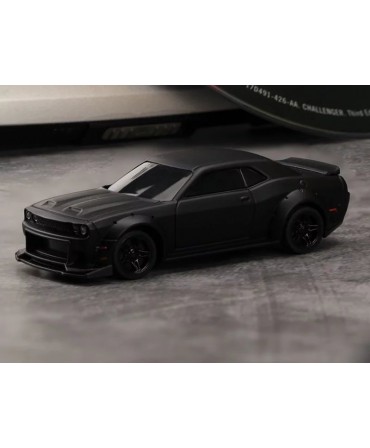 TURBO RACING MICRO MUSCLE CAR 1/76 NOIRE 2,4Ghz RTR TB-C75-BL