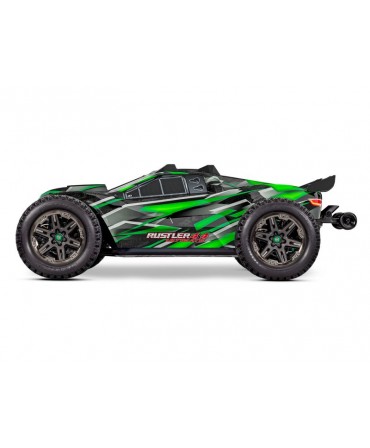 RUSTLER ULTIMATE EDITION 1/10 4WD 2,4Ghz RTR VXL BRUSHLESS ID TSM TRAXXAS 67097-4-GRN