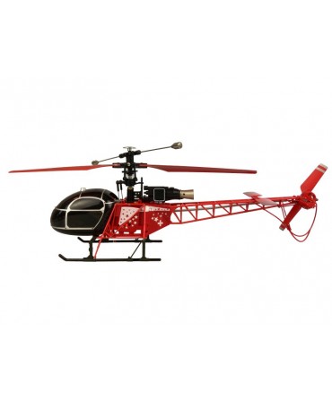 Hélicoptère LAMA V2 2,4GHz 4CH ROUGE RTF MODE2