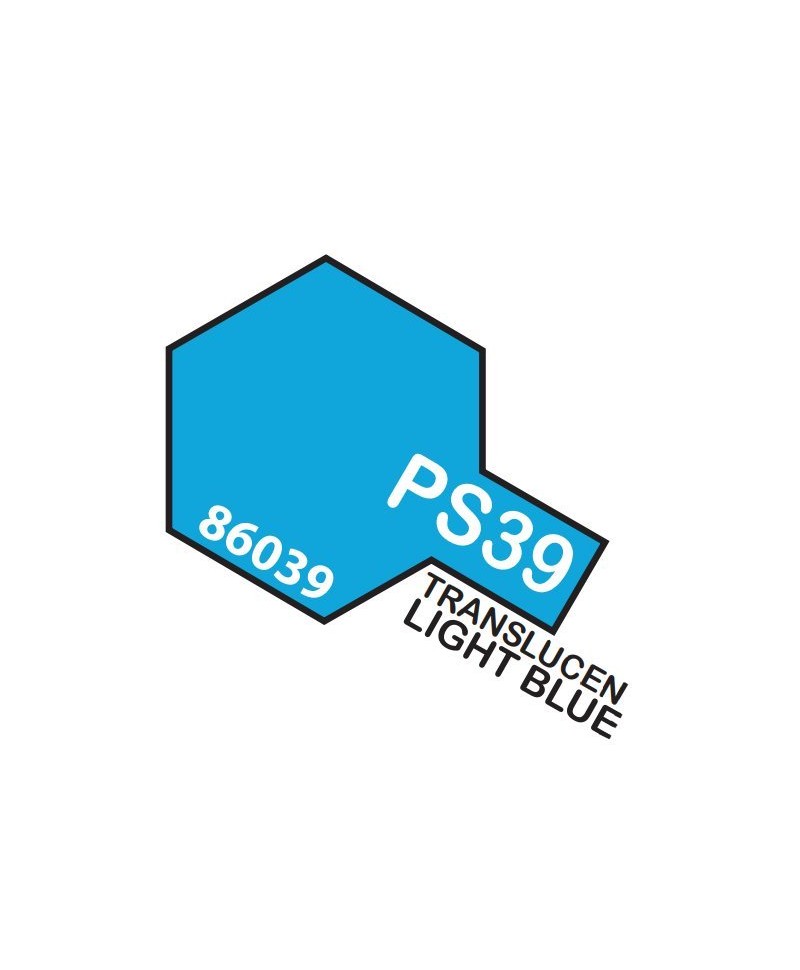 Bombe de peinture bleu clair translucide TAMIYA PS39 Bombe de peinture bleu clair translucide TAMIYA PS39