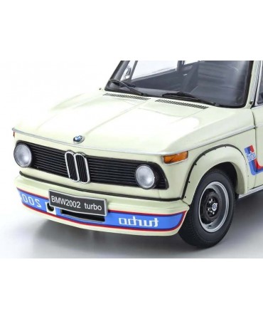 KYOSHO DIECAST BMW 2002 TURBO 1974 WHITE 1/18 KS08544W