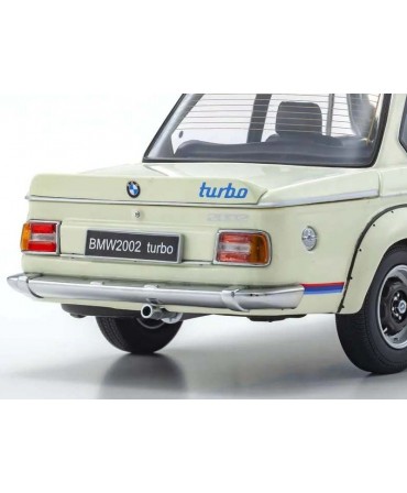 KYOSHO DIECAST BMW 2002 TURBO 1974 WHITE 1/18 KS08544W