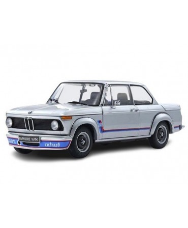 KYOSHO DIECAST BMW 2002 TURBO 1974 SILVER 1/18 KS08544S