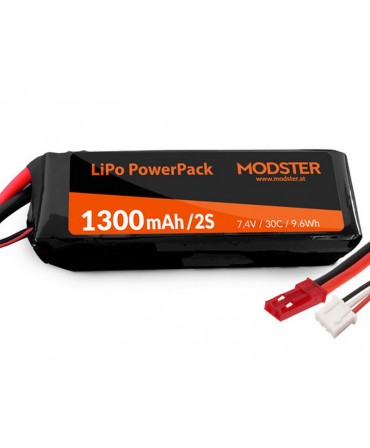 Batterie LiPo 2S 7,4V 1300mAh 30C PowerPack MD10090