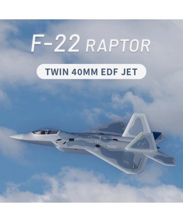 XFLY F-22 RAPTOR TWIN 40MM 702MM PNP XF117P
