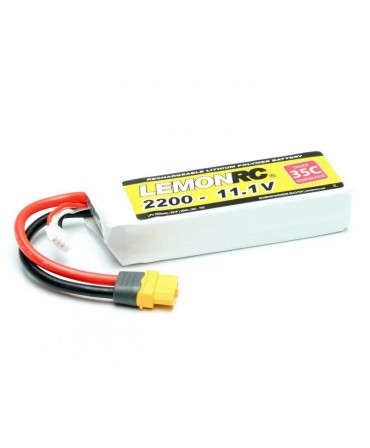 Batterie LiPo 3S 11,1V 2200mAh 35C XT60 LEMONRC 15720
