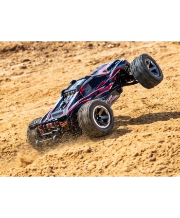 RUSTLER HD 1/10 4WD 2,4Ghz RTR VXL BRUSHLESS ID TSM TRAXXAS 67376-4-RED