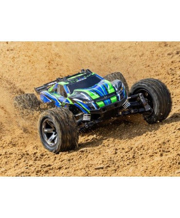 RUSTLER HD VERT 4WD VXL, VITESSE 95KM/H (COMBO MODELISME SHOP) - TRAXXAS TRX67376-4-GRN-2970G-3S