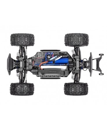 STAMPEDE HD BLEU 4WD VXL, VITESSE 95KM/H (COMBO MODELISME SHOP) - TRAXXAS TRX90376-4-BLUE-2970G-3S