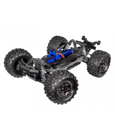 STAMPEDE HD BLEU 4WD VXL, VITESSE 95KM/H (COMBO MODELISME SHOP) - TRAXXAS TRX90376-4-BLUE-2970G-3S