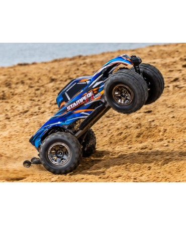 STAMPEDE HD ORANGE 4WD VXL, VITESSE 95KM/H (COMBO MODELISME SHOP) - TRAXXAS TRX90376-4-ORNG-2970G-3S