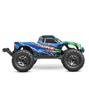 STAMPEDE HD VERT 4WD VXL, VITESSE 95KM/H (COMBO MODELISME SHOP) - TRAXXAS TRX90376-4-GRN-2970G-3S