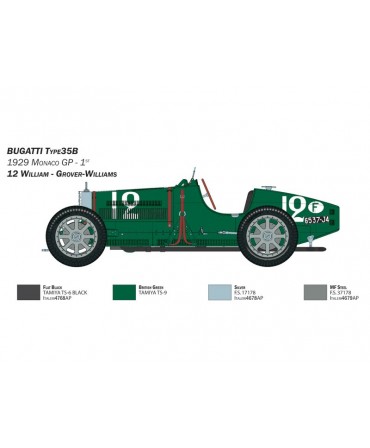 ITALERI BUGATTI TYPE 35 1/12 4710