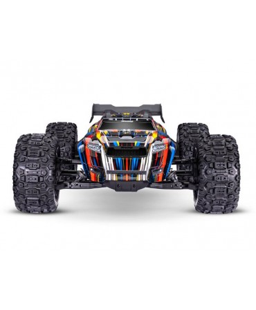 Pack TRAXXAS SLEDGE BELTED BLEU + CHARGEUR + 2 BATTERIES 3S 5000 mAh 95096-4-BLUE