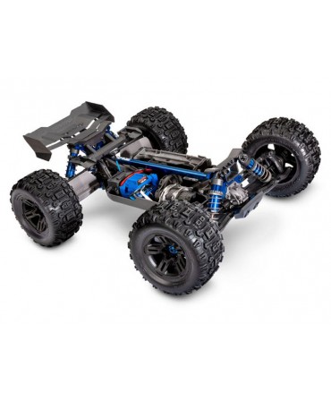 Pack TRAXXAS SLEDGE BELTED BLEU + CHARGEUR + 2 BATTERIES 3S 5000 mAh 95096-4-BLUE