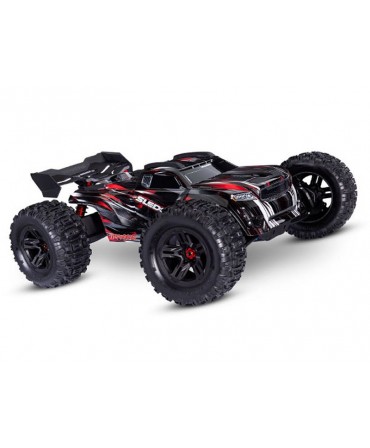 Pack TRAXXAS SLEDGE BELTED ROUGE + CHARGEUR + 2 BATTERIES 3S 5000 mAh 95096-4-RED