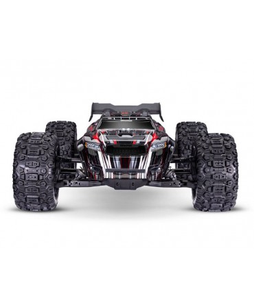 Pack TRAXXAS SLEDGE BELTED ROUGE + CHARGEUR + 2 BATTERIES 3S 5000 mAh 95096-4-RED