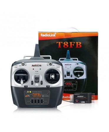 Radiocommande RadioLink T8FB 8 voies 2,4Ghz Bluetooth MODE1 RADT8FBBT-M1