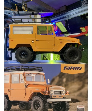 CRAWLER FMS TOYOTA LAND CRUISER FJ40 RS JAUNE 1/10 4WD 2,4Ghz RTR FMS11035RSYL