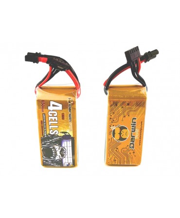 DarwinFPV 4S 850mAh 120C LiPo Batterie - XT30 pour FPV Racing RC Drone