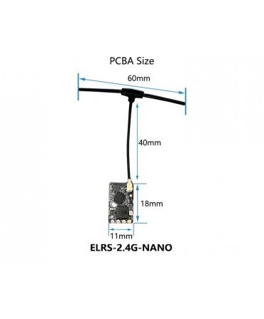 Récepteur DarwinFPV 2,4Ghz ELRS Nano