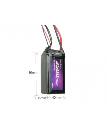 Batterie LiPo Hunter 4S HV 15,4V 3500mAh 20C