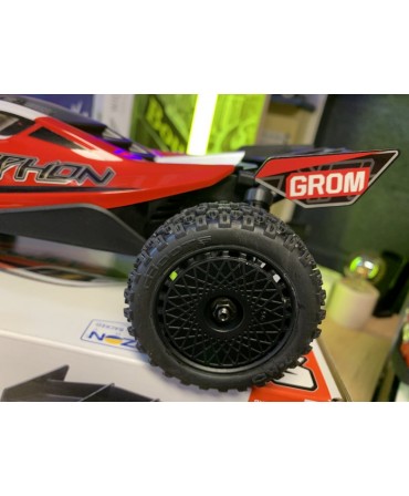 ARRMA TYPHON GROM MEGA 380 1/18 4WD ROUGE ARA2106T2