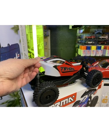 ARRMA TYPHON GROM MEGA 380 1/16 4WD ROUGE ARA2106T2