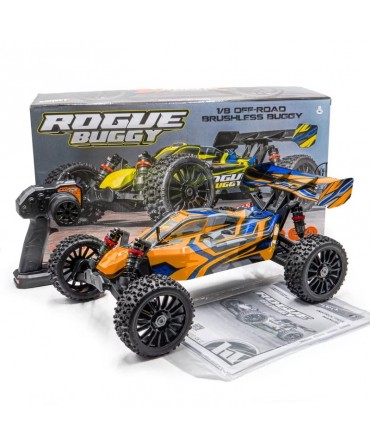 COMBO HOBBYTECH ROGUE Buggy ORANGE RTR (LIPO 2S + CHARGEUR) 1.ROGB.OR.RTR-PACK