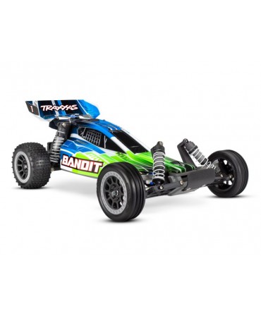 BANDIT 1/10 2WD 2,4Ghz RTR BRUSHED TRAXXAS USB-C 24054-8-GRN